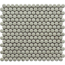 19X19mm Glass Round Shape Mosaic Tile